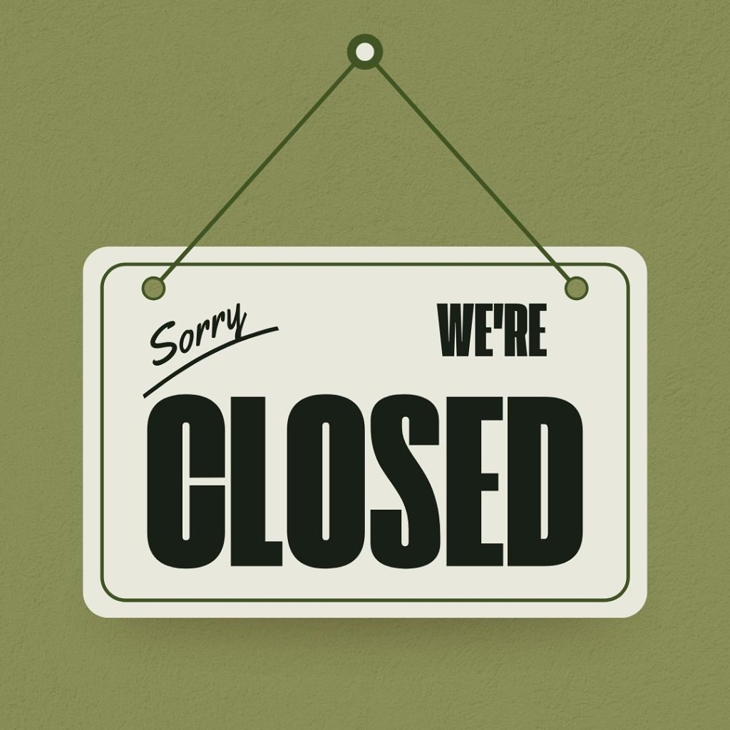 NOTES is closed&nbsp;today!